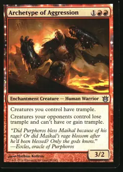 Born of the Gods #88 Archetype of Aggression MP - Image 1