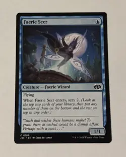 MTG Faerie Seer - Foundations Jumpstart NM - Image 1