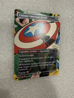 Magic The Gathering Marvel Captain America's Shield Regular Non-Foil - Image 2