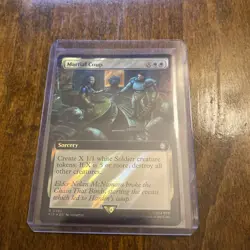 MTG Fallout (PIP) Rare FOIL Martial Coup (Extended Art) (Surge Foil) 982 M/NM - Image 1