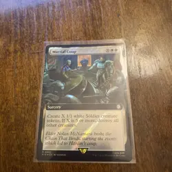 MTG Fallout (PIP) Rare FOIL Martial Coup (Extended Art) (Surge Foil) 982 M/NM - Image 2