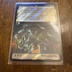 MTG Fallout (PIP) Rare FOIL Martial Coup (Extended Art) (Surge Foil) 982 M/NM - Image 3
