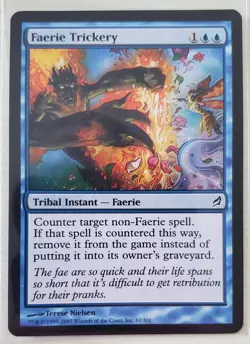 MTG Magic The Gathering- Faerie Trickery Lorwyn Regular - Image 1