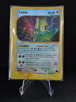 Celebi - Vintage Pokemon e-Card Skyridge Reverse Holographic Secret Rare 145/144 - Image 1