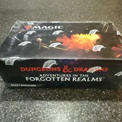 Draft Booster Box Bundle Combo Adventures in The Forgotten Realms AFR MTG 7/23 630509981151 - Image 1