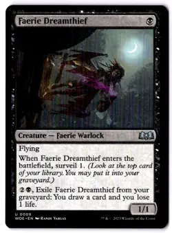 Faerie Dreamthief NM* Wilds Of Eldraine ENGLISH 0089 mtg -UnltdCards - Image 1