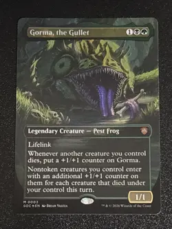 MTG Commander: Secrets of Strixhaven Gorma, the Gullet Borderless Foil 0003 NM - Image 1
