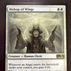 MTG Bishop of Wings Core Set 2020 NM+ - Image 3