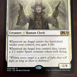 MTG Bishop of Wings Core Set 2020 NM+ - Image 4