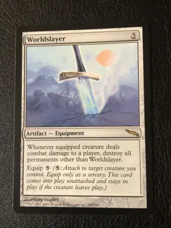 Worldslayer X1 Mirrodin NM Condition See Pics Front/back - Image 1