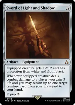 MTG Sword of Light and Shadow [Assassin's Creed] Near Mint Magic - Image 1
