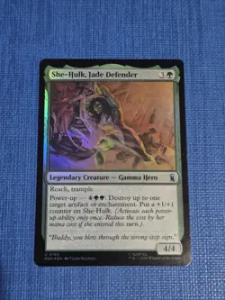 She-Hulk, Jade Defender Marvel Super Heroes Foil - Image 1