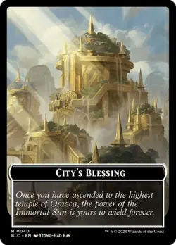 4x Hamster/City's Blessing Token, MTG, Bloomburrow Tokens, 4 pack, Magic - Image 1