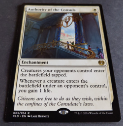 MTG Authority of the Consuls | Kaladesh | NM | Rare White Enchantment - Image 2