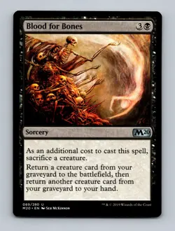 Blood for Bones Core Set 2020 Non-Foil MTG NM - Image 1