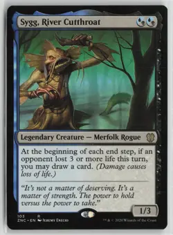 Sygg, River Cutthroat LP 103 Commander: Zendikar Rising MTG - Image 1