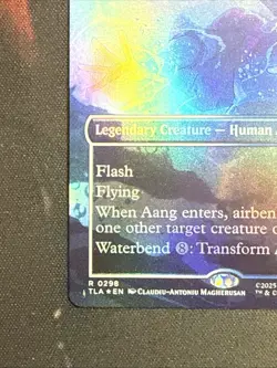 Aang, Swift Savior (Borderless) Foil Avatar: The Last Airbender 298 R NM MTG - Image 3