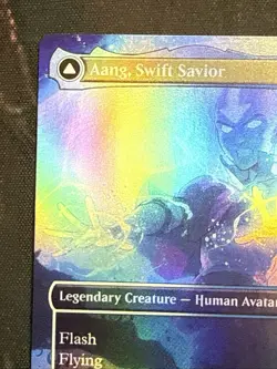 Aang, Swift Savior (Borderless) Foil Avatar: The Last Airbender 298 R NM MTG - Image 4