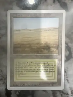 MTG Revised Edition Rare Savannah Land Regular English Rob Alexander - Image 2
