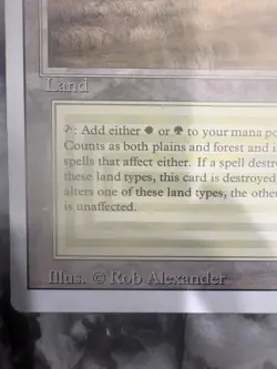 MTG Revised Edition Rare Savannah Land Regular English Rob Alexander - Image 5