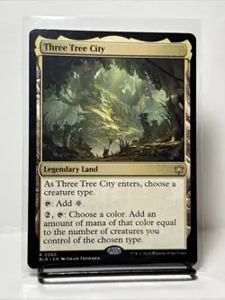 Three Tree City (Non-foil) Bloomburrow 0260 Rare MTG - Image 1