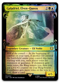 Galadriel, Elven-Queen (Showcase Scrolls) #462 (Foil) NM Lord of the Rings - Image 1