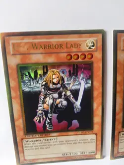 D.D. Warrior Lady X 2 GLD1-EN015 Gold border Rare Yu-Gi-Oh - Image 2