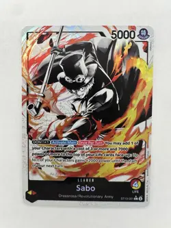 Sabo ST13-001 (The Three Brothers) Alternate Leader Art - One Piece TCG - Image 1
