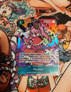 One Piece TCG OPTCG PERONA OP09-034 Treasure Rare TR French FR - Image 1