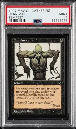1997 MTG TEMPEST REANIMATE PSA 9 - Image 1
