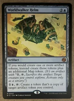 Worldwalker Helm - Outlaws Of Thunder Junction: The Big Score - NM MTG - Image 1