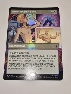 Super-Soldier Serum (Borderless) Marvel Super Heroes Foil - Image 1