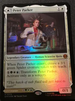 Peter Parker / Amazing Spider-Man - Foil - SPM - MTG - EN - NM - 0010 - Image 1