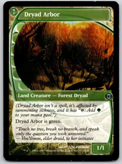 Dryad Arbor 174 Uncommon Future Sight Magic: The Gathering Lightly Played - Image 1