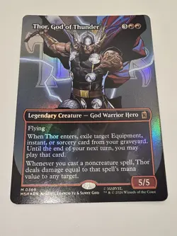 Thor, God of Thunder (Borderless) (0369) Marvel Super Heroes Foil - Image 1