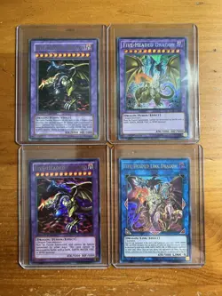 Yugioh - Five-Headed Dragon Lot - SD09, LC03, BLHR, DOUV - Image 1