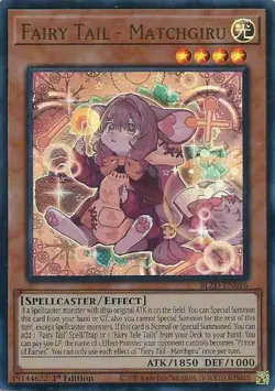 Yugioh! Fairy Tail - Matchgiru - BLZD-EN016 - Ultra Rare - 1st Edition Near Mint - Image 1
