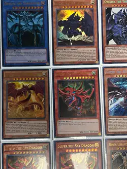 Yu-Gi-Oh! Egyptian God Card Lot (18 Cards) Slifer Obelisk Ra + Sacred Beasts - Image 2