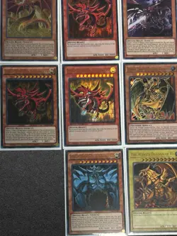 Yu-Gi-Oh! Egyptian God Card Lot (18 Cards) Slifer Obelisk Ra + Sacred Beasts - Image 4