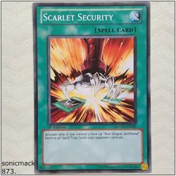 Scarlet Security - EXVC-EN045 - Common 1st Edition Yugioh - Image 1