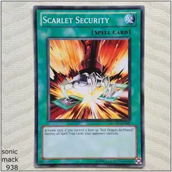 Scarlet Security - EXVC-EN045 - Common Unlimited Yugioh - Image 1