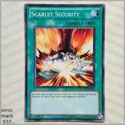 Scarlet Security - EXVC-EN045 - Common Unlimited Yugioh - Image 1