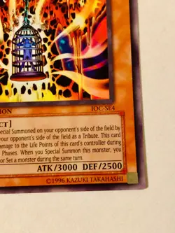 Yugioh TCG Lava Golem IOC-SE4 Limited Edition Ultra Rare LP - Image 5