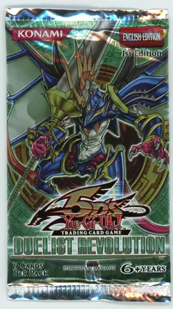 Yugioh Trading Card Duelist Revolution 1st edition Booster Pack english - Image 1