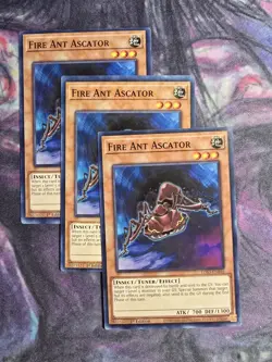 3x Fire Ant Ascator 1st Edition Common LDS3-EN046 Yu-Gi-Oh! - Image 1