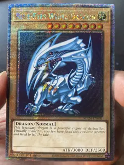 Yugioh NM+ Blue-Eyes White Dragon (Quarter Century Secret Rare) MP24-EN001 25th - Image 1