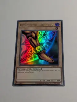 Yugioh Left Leg Of The Forbidden One LOB-EN121 25th Anniversary Ultra Rare NM - Image 1