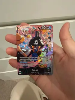One Piece TCG OP15-022 Brook Leader Alternate Art Adventure on Kami's AA - Image 1