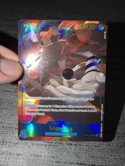 Carte One Piece Sogeking OP03-122 SEC Alternate Art English OCCASION POOR - Image 3