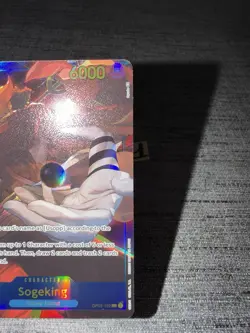 Carte One Piece Sogeking OP03-122 SEC Alternate Art English OCCASION POOR - Image 4